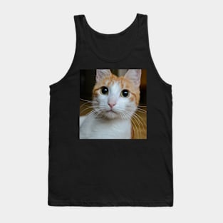 Portrait of red cat Tank Top